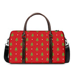 Polka Dot Christmas Tree Pattern Print Duffle Bag