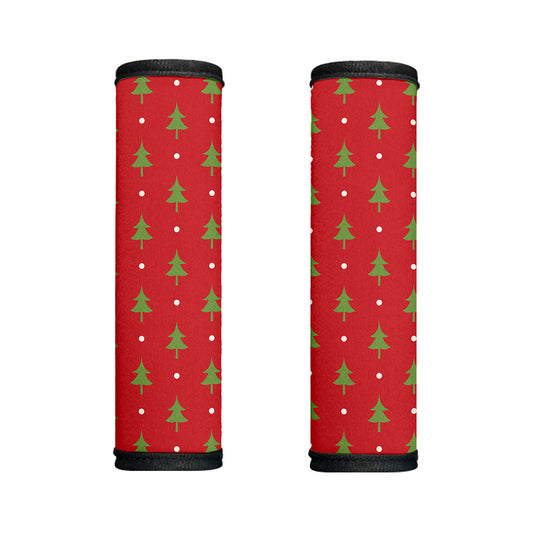 Polka Dot Christmas Tree Pattern Print Handle Covers