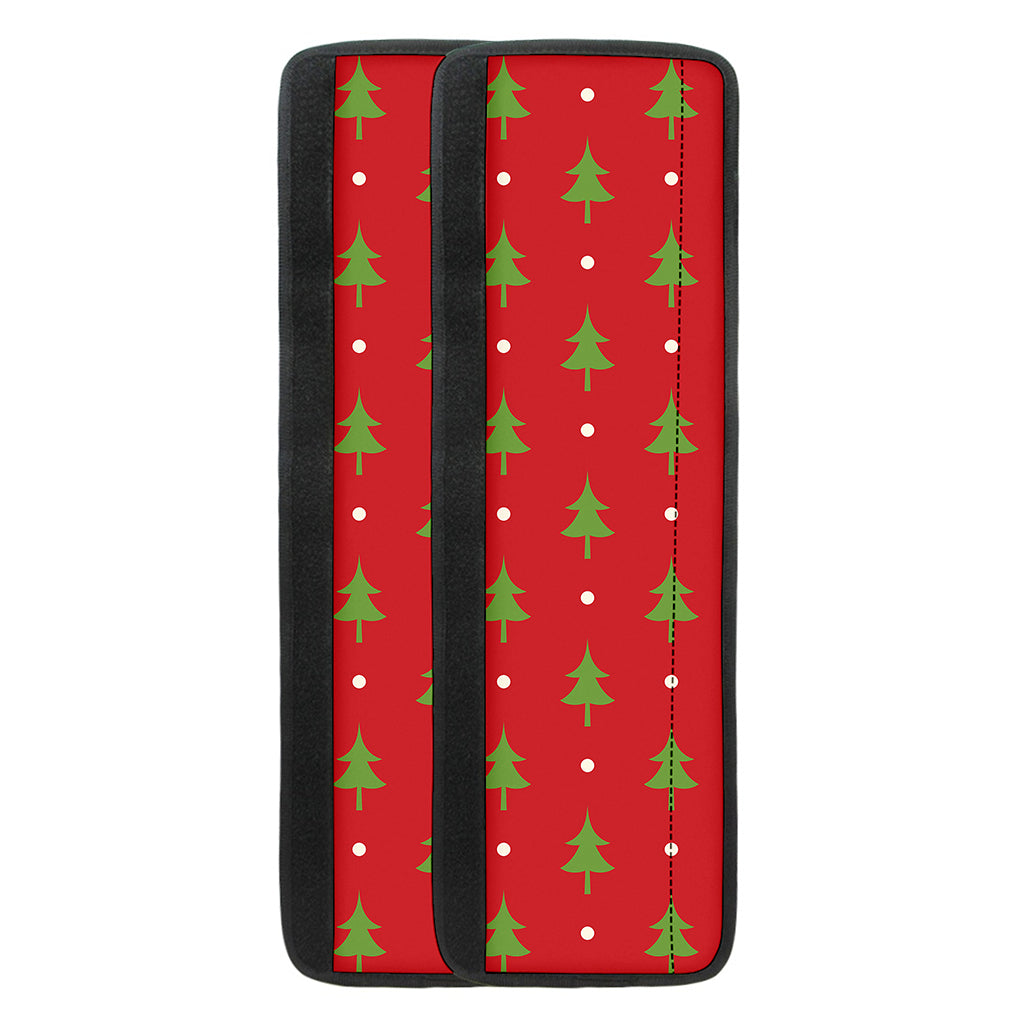 Polka Dot Christmas Tree Pattern Print Refrigerator Handle Covers