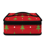 Polka Dot Christmas Tree Pattern Print Small Lunch Bag