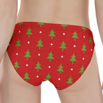 Polka Dot Christmas Tree Pattern Print Women's Panties