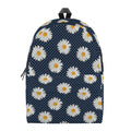 Polka Dot Daisy Floral Pattern Print School Backpack