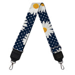 Polka Dot Daisy Floral Pattern Print Bag Strap