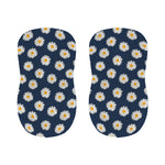 Polka Dot Daisy Floral Pattern Print Bar Stool Covers