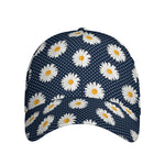 Polka Dot Daisy Floral Pattern Print Baseball Cap
