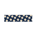 Polka Dot Daisy Floral Pattern Print Bed Runner