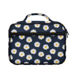 Polka Dot Daisy Floral Pattern Print Briefcase Bible Bag