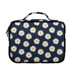 Polka Dot Daisy Floral Pattern Print Briefcase Bible Bag
