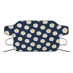 Polka Dot Daisy Floral Pattern Print Car Windshield Snow Cover