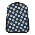 Polka Dot Daisy Floral Pattern Print Casual Backpack