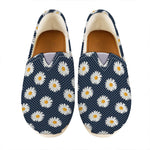 Polka Dot Daisy Floral Pattern Print Casual Shoes