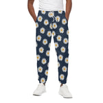 Polka Dot Daisy Floral Pattern Print Cotton Pants