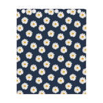 Polka Dot Daisy Floral Pattern Print Curtain
