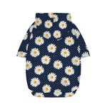 Polka Dot Daisy Floral Pattern Print Dog Zip Up Hoodie