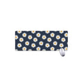 Polka Dot Daisy Floral Pattern Print Extended Mouse Pad