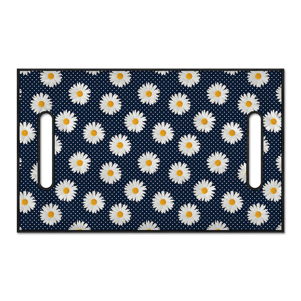 Polka Dot Daisy Floral Pattern Print Golf Cart Seat Cover