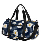 Polka Dot Daisy Floral Pattern Print Gym Bag