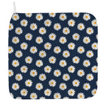 Polka Dot Daisy Floral Pattern Print Hand Towel