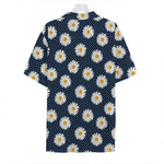 Polka Dot Daisy Floral Pattern Print Hawaiian Shirt