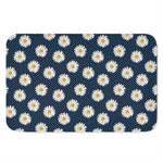 Polka Dot Daisy Floral Pattern Print Indoor Door Mat
