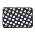 Polka Dot Daisy Floral Pattern Print Kitchen Mat