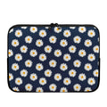 Polka Dot Daisy Floral Pattern Print Laptop Sleeve