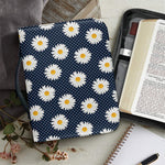 Polka Dot Daisy Floral Pattern Print Leather Bible Cover