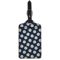 Polka Dot Daisy Floral Pattern Print Luggage Tag