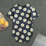 Polka Dot Daisy Floral Pattern Print Men's Bodysuit