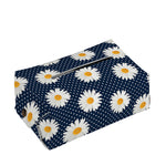Polka Dot Daisy Floral Pattern Print Rectangle Tissue Box Cover