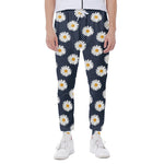 Polka Dot Daisy Floral Pattern Print Scuba Joggers