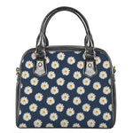 Polka Dot Daisy Floral Pattern Print Shoulder Handbag