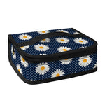 Polka Dot Daisy Floral Pattern Print Small Lunch Bag