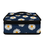 Polka Dot Daisy Floral Pattern Print Small Lunch Bag