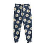 Polka Dot Daisy Floral Pattern Print Sweatpants