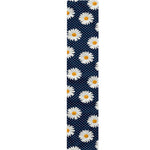Polka Dot Daisy Floral Pattern Print Table Runner