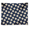 Polka Dot Daisy Floral Pattern Print Tapestry