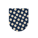 Polka Dot Daisy Floral Pattern Print Toilet Lid Cover