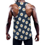 Polka Dot Daisy Floral Pattern Print Training Tank Top