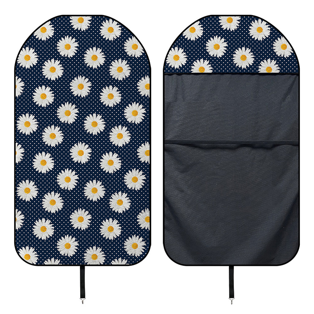 Polka Dot Daisy Floral Pattern Print Waterproof Car Seat Cover