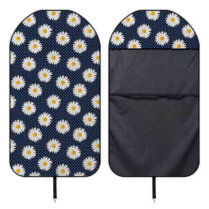 Polka Dot Daisy Floral Pattern Print Waterproof Car Seat Cover