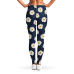 Polka Dot Daisy Floral Pattern Print Women's Leggings