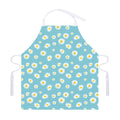 Polka Dot Daisy Flower Pattern Print Adjustable Apron