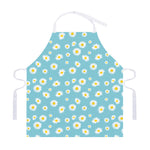 Polka Dot Daisy Flower Pattern Print Adjustable Apron