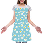 Polka Dot Daisy Flower Pattern Print Adjustable Apron
