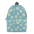 Polka Dot Daisy Flower Pattern Print School Backpack