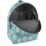 Polka Dot Daisy Flower Pattern Print Backpack