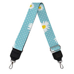 Polka Dot Daisy Flower Pattern Print Bag Strap