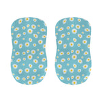 Polka Dot Daisy Flower Pattern Print Bar Stool Covers
