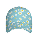Polka Dot Daisy Flower Pattern Print Baseball Cap